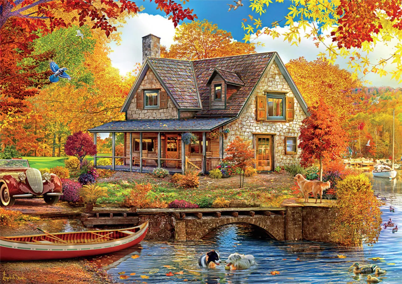 Country Life: Autumn Lake