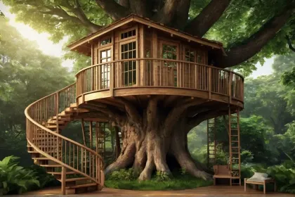 Treehouse jigsaw puzzle