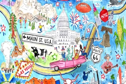 USA at a glance jigsaw puzzle