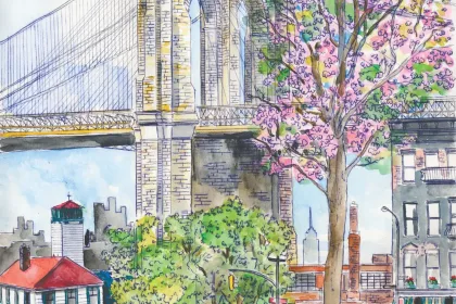 a walk around Brooklyn jigsaw puzzle