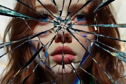 Broken jigsaw puzzle