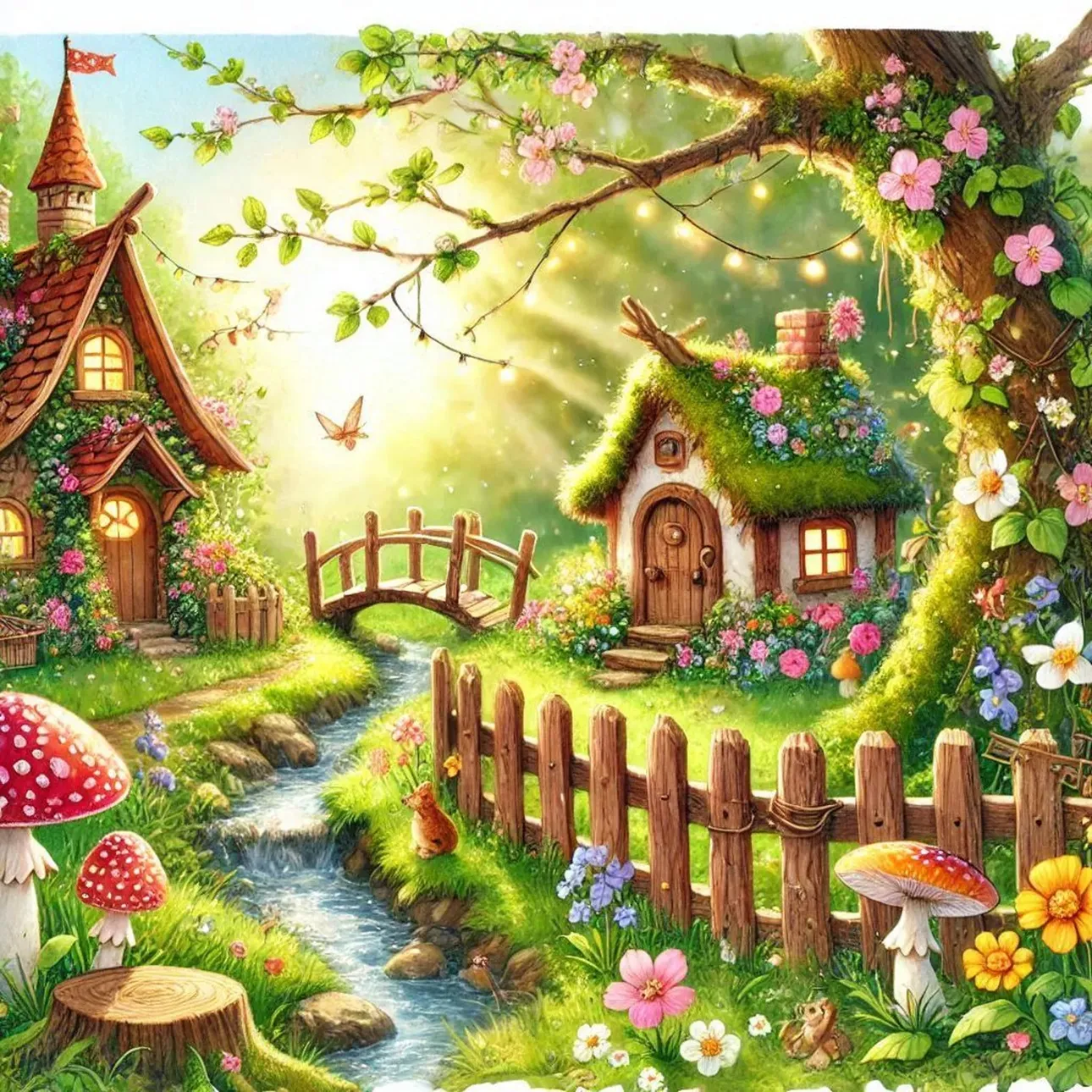 Fairy Houses in the Woods