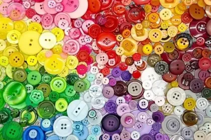 Rainbow Button Mix jigsaw puzzle