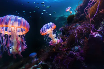 Jellyfish jigsaw puzzle