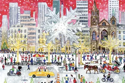 the enchanting spirit of NYC Christmas jigsaw puzzle