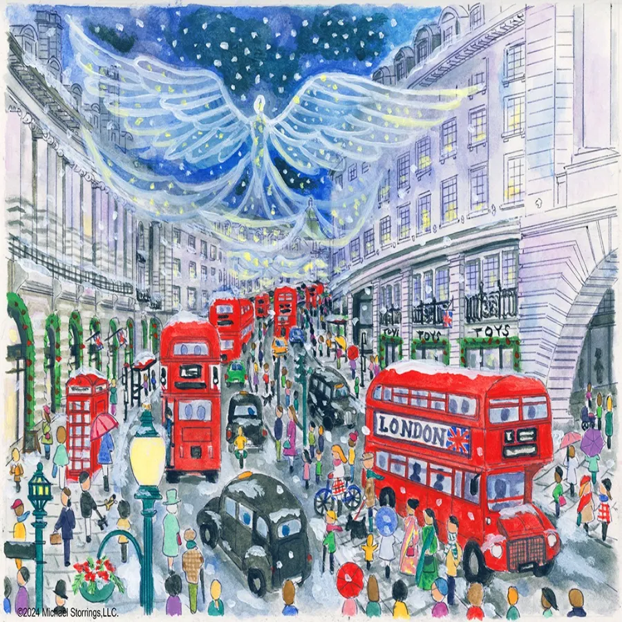 Christmas on Regent Street in London!