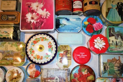Antique Tin Containers jigsaw puzzle