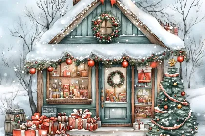 Christmas Shop jigsaw puzzle jigsaw puzzle