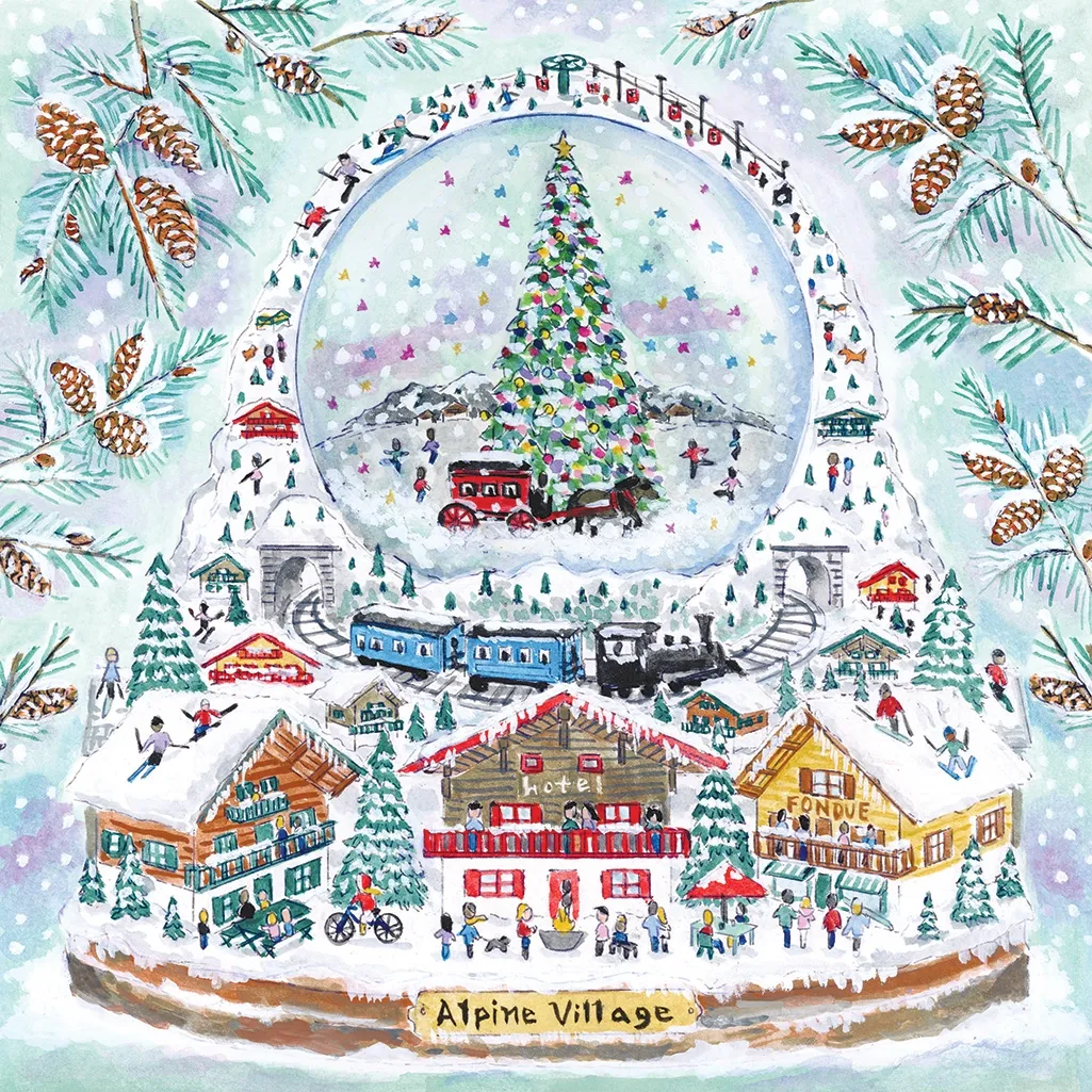 christmas snow globe