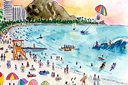 sunset on the beach jigsaw puzzle