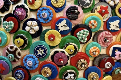 Button up jigsaw puzzle