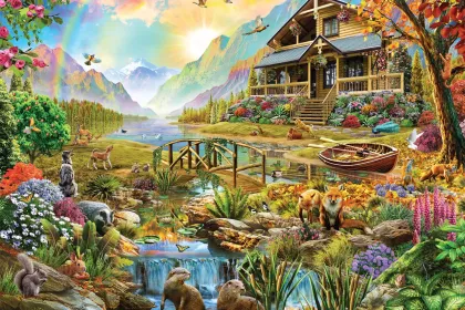 Paradise in the Country jigsaw puzzle