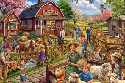 Petting Zoo jigsaw puzzle