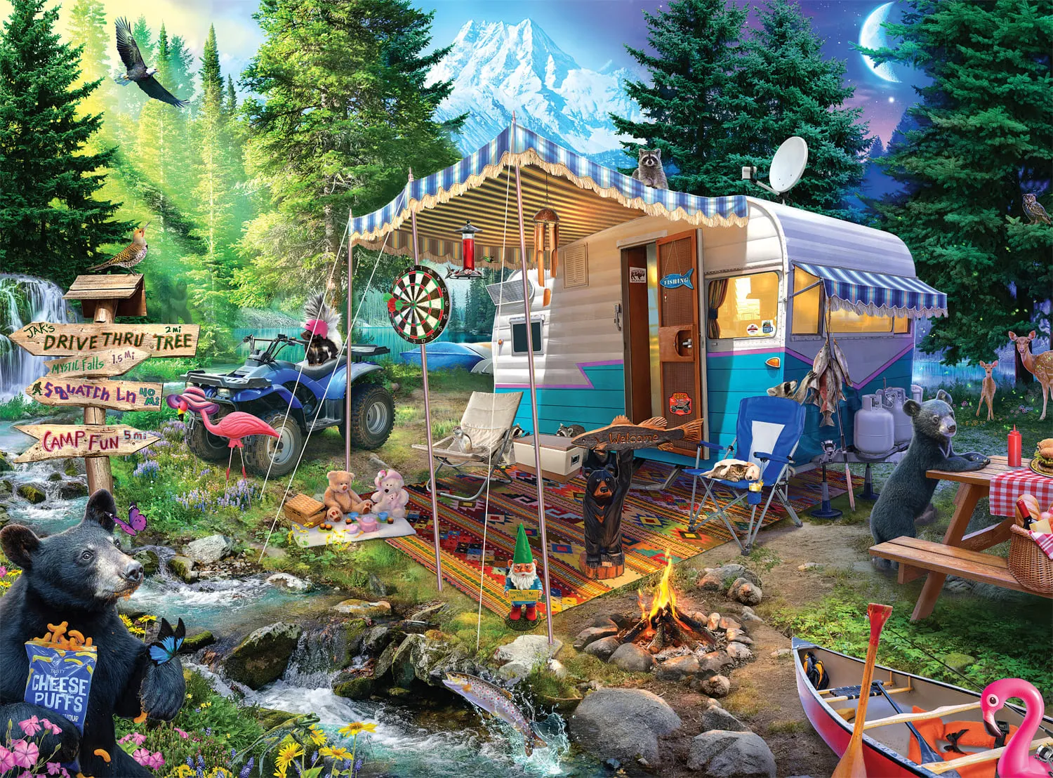 Night & Day: Mountain Retreat