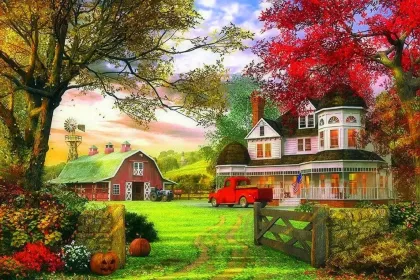 Perfect Fall Morning jigsaw puzzle