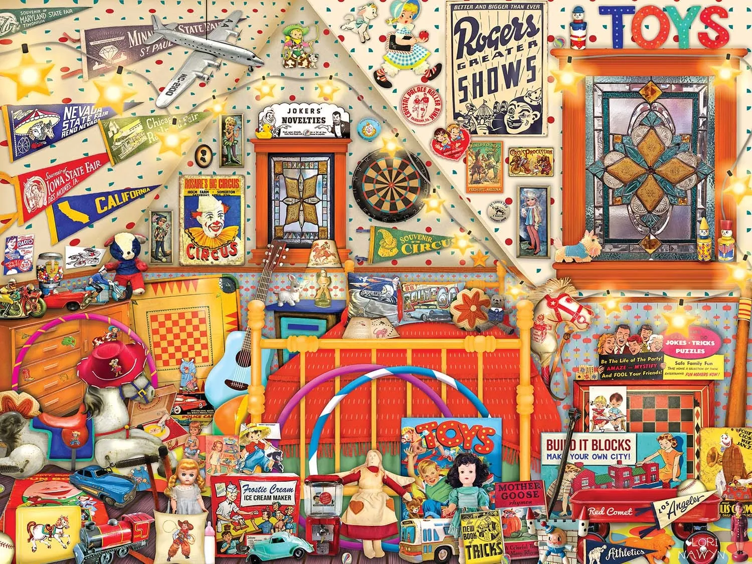 Vintage 50's Toy Room