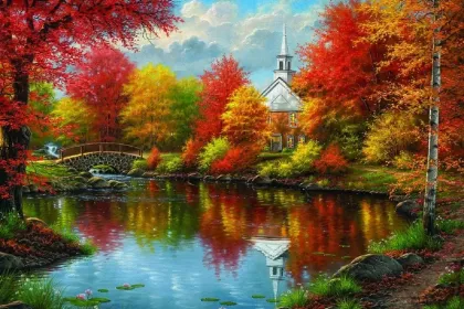Reflections of Fall jigsaw puzzle