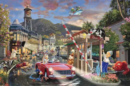 Looney Tunes - Backlot Shenanigans jigsaw puzzle