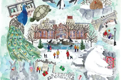 winter zoo jigsaw puzzle
