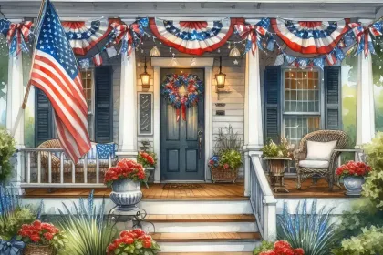 Fourth of July Porch jigsaw puzzle