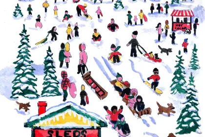 flying through the snow jigsaw puzzle