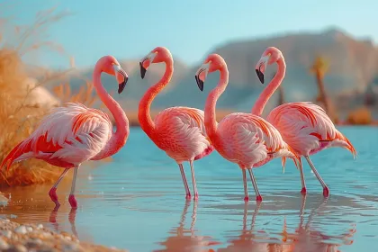 Flamingo jigsaw puzzle