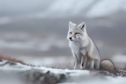 Arctic fox jigsaw puzzle