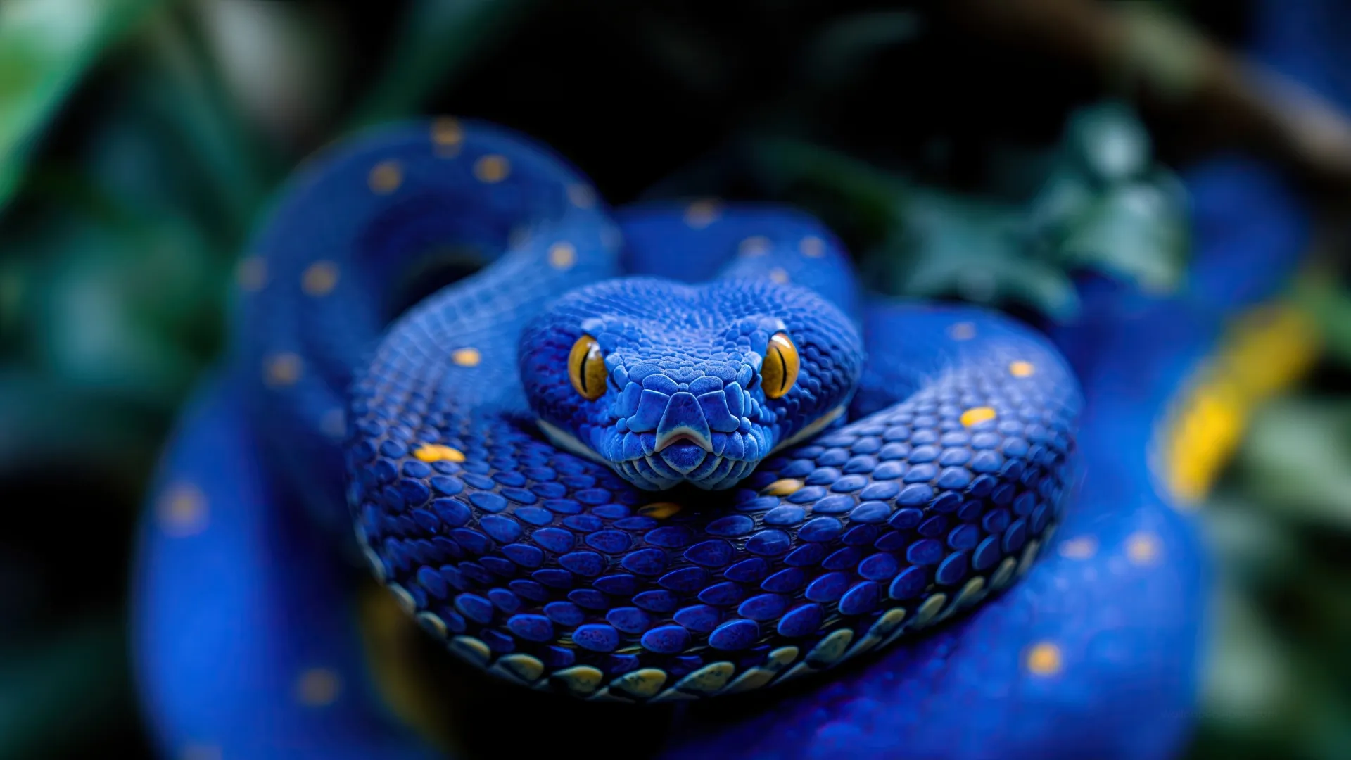 Blue snake