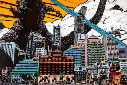 Godzilla jigsaw puzzle