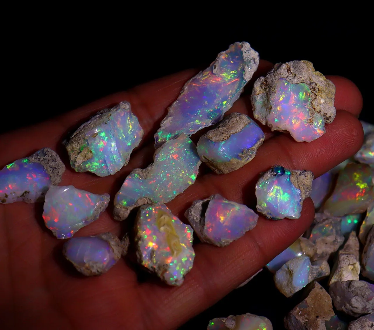 Ethiopian Opal Rough Cut