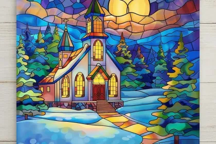 Winter Church jigsaw puzzle