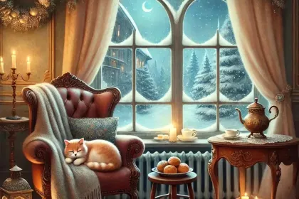 Cozy Kitty jigsaw puzzle