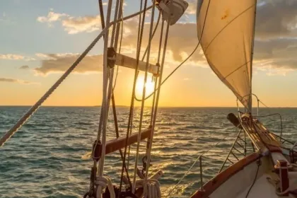 Sunset Boat jigsaw puzzle