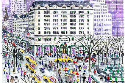 snowy day jigsaw puzzle