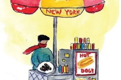 NYC Hot Dog cart jigsaw puzzle