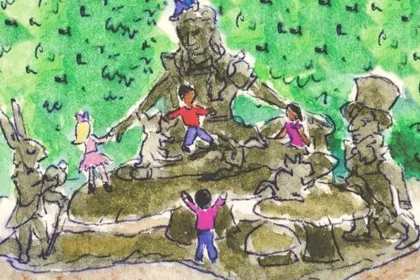 Alice in Wonderland Statue in Central Park jigsaw puzzle