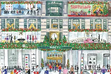 Last minute xmas shopping jigsaw puzzle