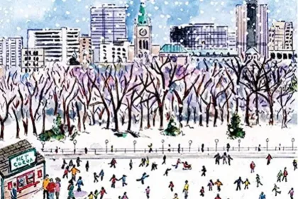 snow day in canada jigsaw puzzle