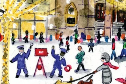 New York City streets at the holidays! jigsaw puzzle
