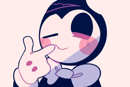 e.g. Bendy just being a cute little bean jigsaw puzzle