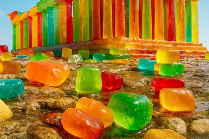 rainbow jigsaw puzzle