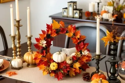 pumpkin wreath jigsaw puzzle