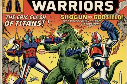 Shogun vs. Godzilla jigsaw puzzle