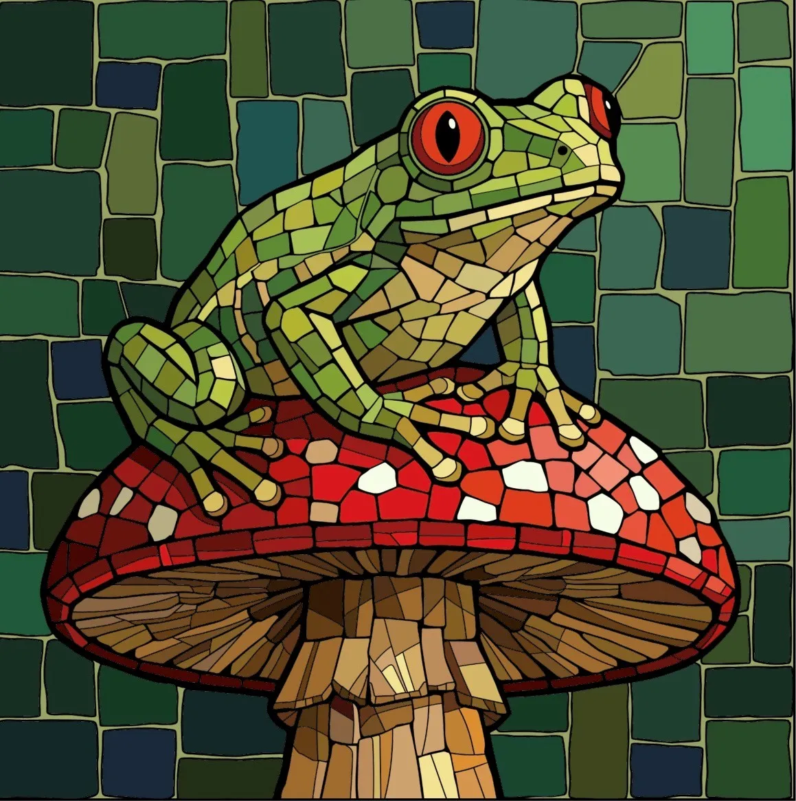 Frog Mosaic