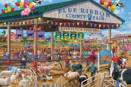 Blue Ribbon County Fair jigsaw puzzle