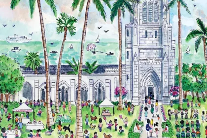 beach church jigsaw puzzle