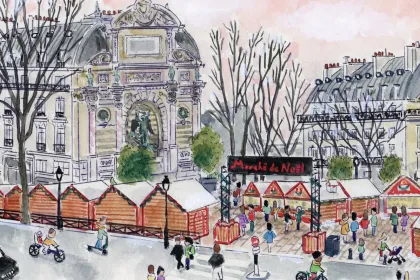 paris xmas jigsaw puzzle
