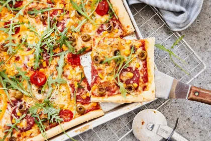 Pizza jigsaw puzzle