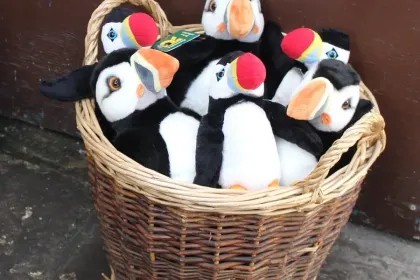puffin basket jigsaw puzzle