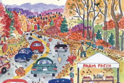 leaving fall jigsaw puzzle